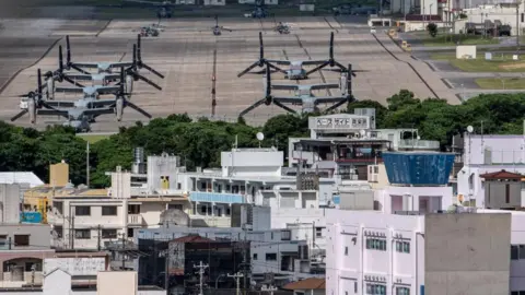 Getty Images US military base in Ginowan, Okinawa