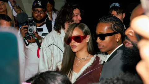 Alexandra Mavros Rihanna and A$AP Rocky in Paris for Fashion Week