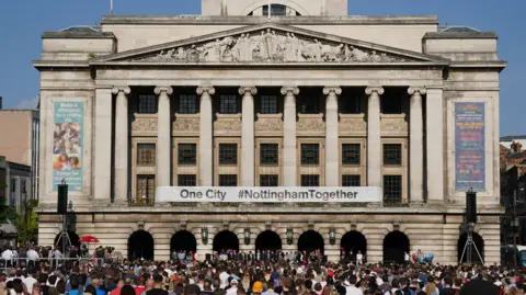 PA Media Vigil in Nottingham