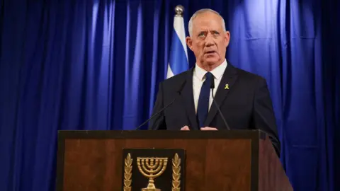 Reuters Benny Gantz announces that he is quitting Israel's war cabinet (9 June 2024)