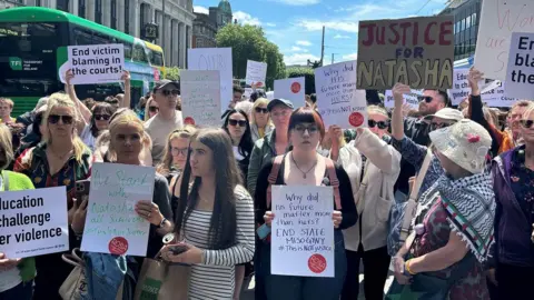 PA Media Dublin protest