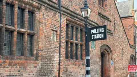 BBC Hull polling station