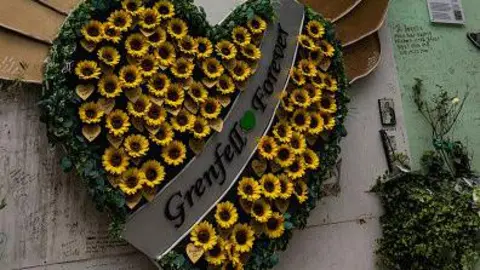 Getty The Grenfell Tower Memorial Wall