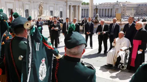 LCpl Miskelly, Royal Irish Regiment Pope Francis