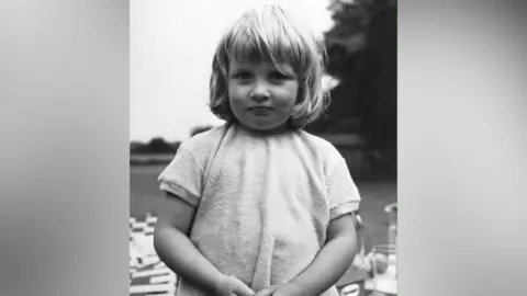 PA Media Diana Spencer as a three-year-old child at Park House, Norfolk