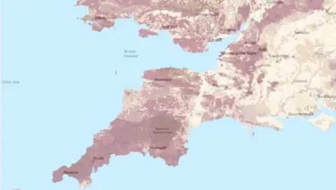 UK Health and Security Agency Radon map