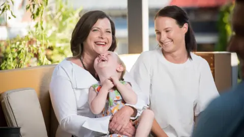 Ged Kearney Ged Kearney with her daughter and granddaughter