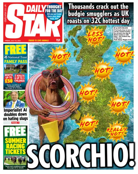 Daily Star front page