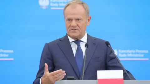 EPA Poland's Prime Minister Donald Tusk