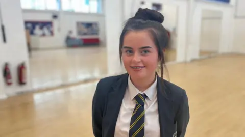 Hope Rhodes/BBC Heworth Grange pupil Lucy