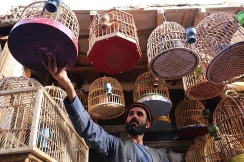 Getty Images  view of Mendevi market is seen as daily life continues despite recent Daesh attacks in Kabul, Afghanistan on September 16, 2022