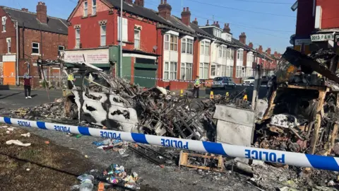 PA Police cordon following disorder in Harehills