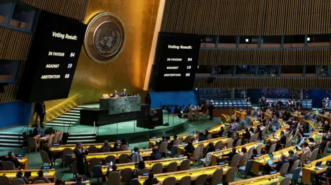 Reuters The UN voting on the designating 11 July International Day of Reflection and Commemoration of the Srebrenica Genocide