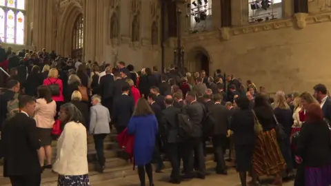 MPs flood into Westminster Hall