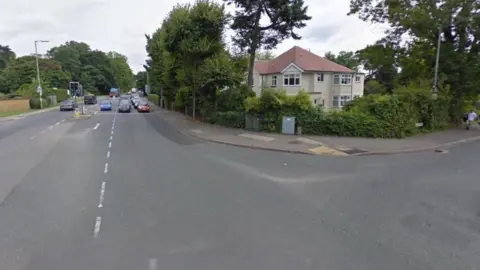 Google  A244 Claremont Lane in Esher