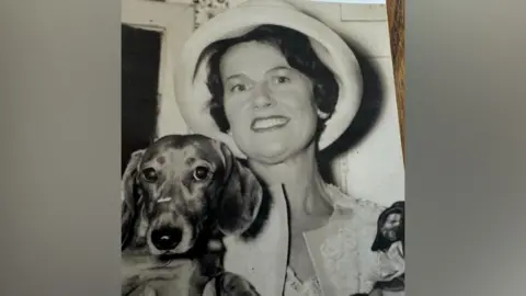 Mark Dyer Muriel McKay with her dogs