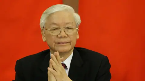 Getty Images Nguyen Phu Trong in 2018