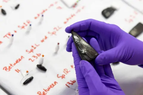 Duncan McGlynn Detail of Bronze Age jewellery restoration by National Museums Scotland