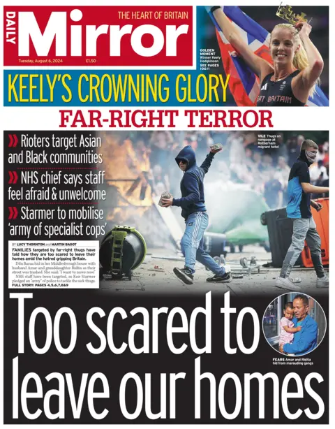 Daily Mirror: Too scared to leave our homes