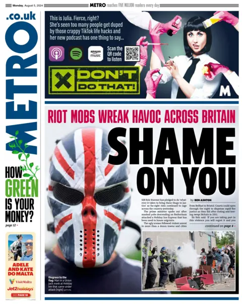 Metro: Shame on You