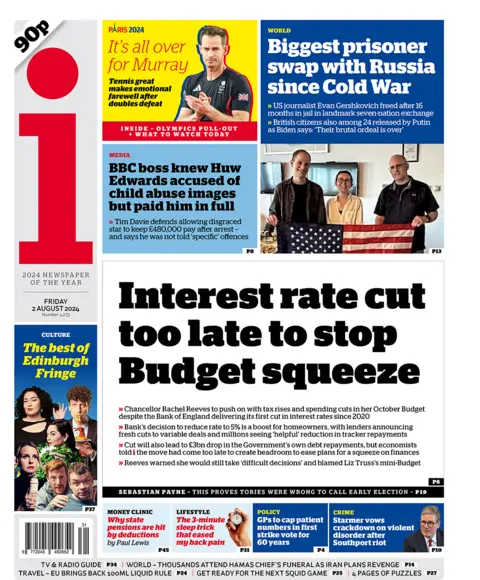 The i front page