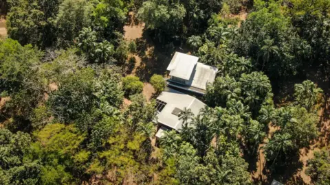 ABC News/Pete Garnish An overhead shot of Adam Britton's property