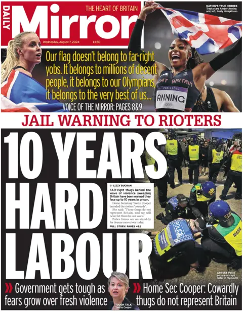 Daily Mirror: 10 Years hard labour