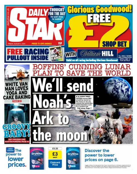 Daily Star front page