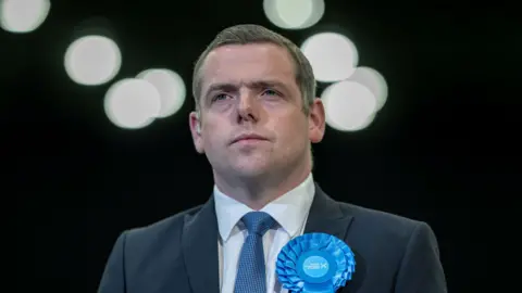 PA Media Douglas Ross at the general election count