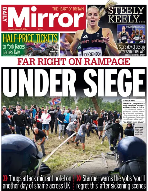 Daily Mirror: "Under Siege"