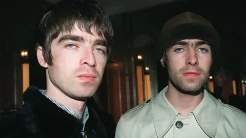 PA Media Noel and Liam Gallagher