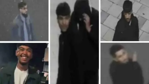 GMP Five men captured on CCTV 