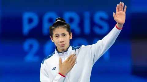 Getty Images Gold medalist Yu Ting Lin 