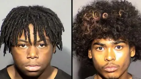 Las Vegas Metropolitan Police Department The mugshots of two teens who plead guilty to manslaughter 