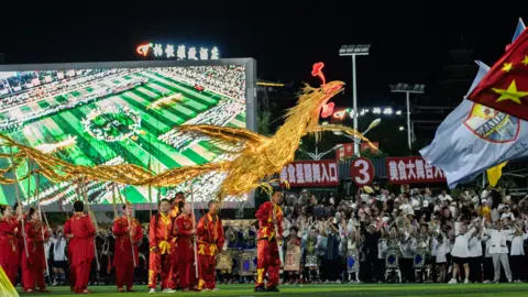 BBC/Katherina Tse Ceremony ahead of final match of the tournament