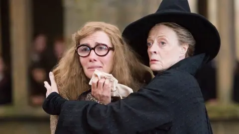 Ronald Grant Emma Thompson & Maggie Smith in harry Potter and the Order of the Phoenix