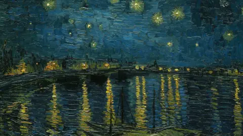 Musée d'Orsay, Dist. RMN-Grand Palais / Patrice Schmidt Van Gogh's Starry Night over the Rhône, 1888