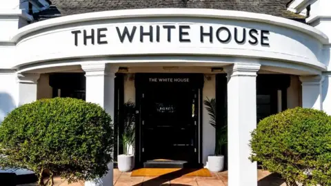 Sefton Council Front steps of The White House venue in Southport