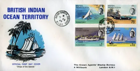 Getty Images BIOT first day cover stamps issued in 1969