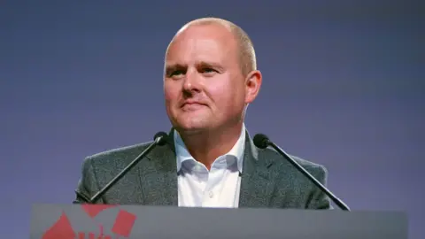 Getty Images TUC General Secretary Paul Nowak