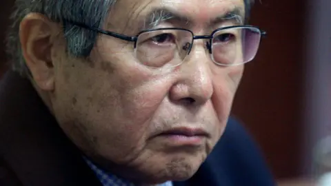 Reuters Alberto Fujimori in file photo from his 2008 trial