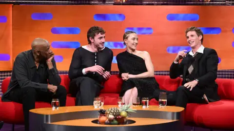 Denzel Washington, Paul Mescal, Saoirse Ronan and Eddie Redmayne on Graham Norton's show 