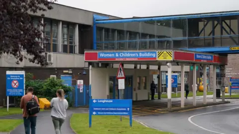 PA Media The Countess of Chester Hospital exterior 