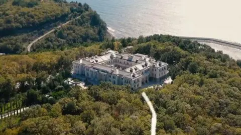 Alexei Navalny/Anti-Corruption Foundation Navalny says the investigation into Putin's palace on the Black Sea took months 