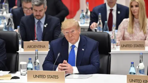 Getty Images Donald Trump attends G20 Summit. 