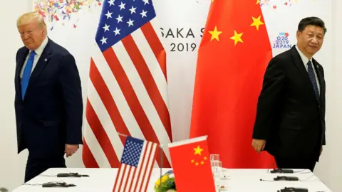 Reuters US President Donald Trump meeting with China's President Xi Jinping during the G20 leaders summit in Osaka, Japan, 29 June, 2019.