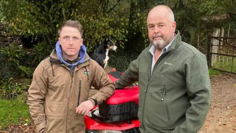 Jacob Anthony Jacob Anthony and his father Peter at their farm near Tondu, Bridgend.